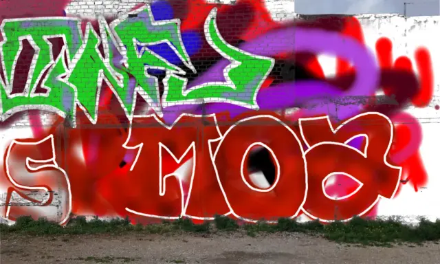 Graffiti artwork by infu