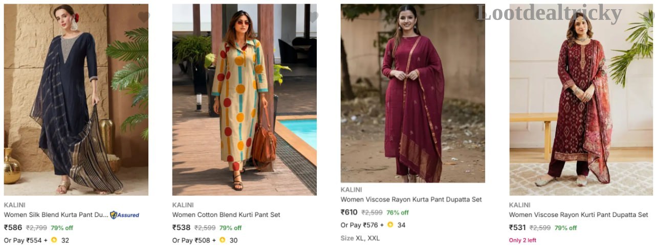 Kalini Ethinic Sets – Just 85% OFF | lootdeals Kalini Ethinic Sets – Just 85% OFF | lootdeals
