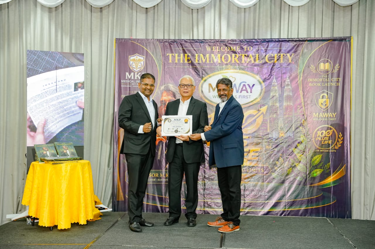 MKP Worldwide Healing Method recognised for its contribution to natural Ayurveda and Siddha healing.