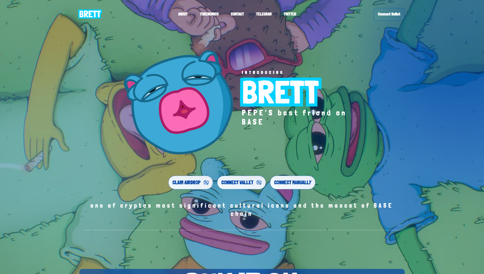 Screenshot of basedbrettokens.pages.dev