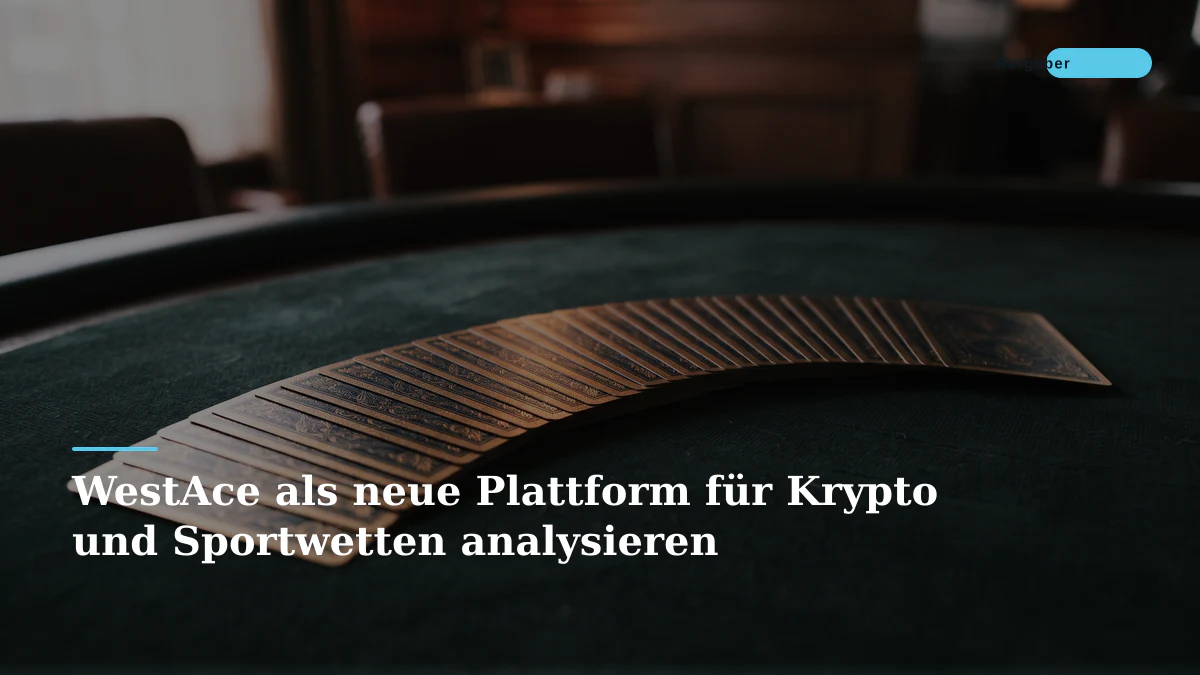 WestAce als neue Plattform für Krypto und Sportwetten analysieren