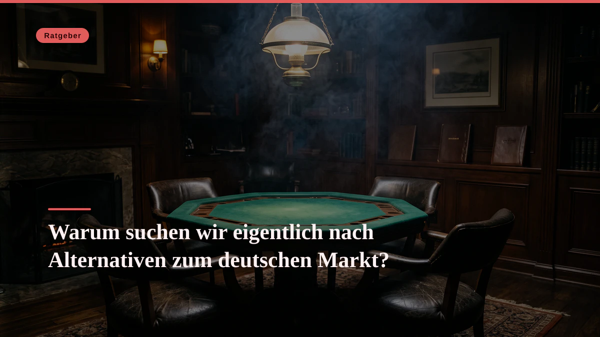 Warum suchen wir eigentlich nach Alternativen zum deutschen Markt?