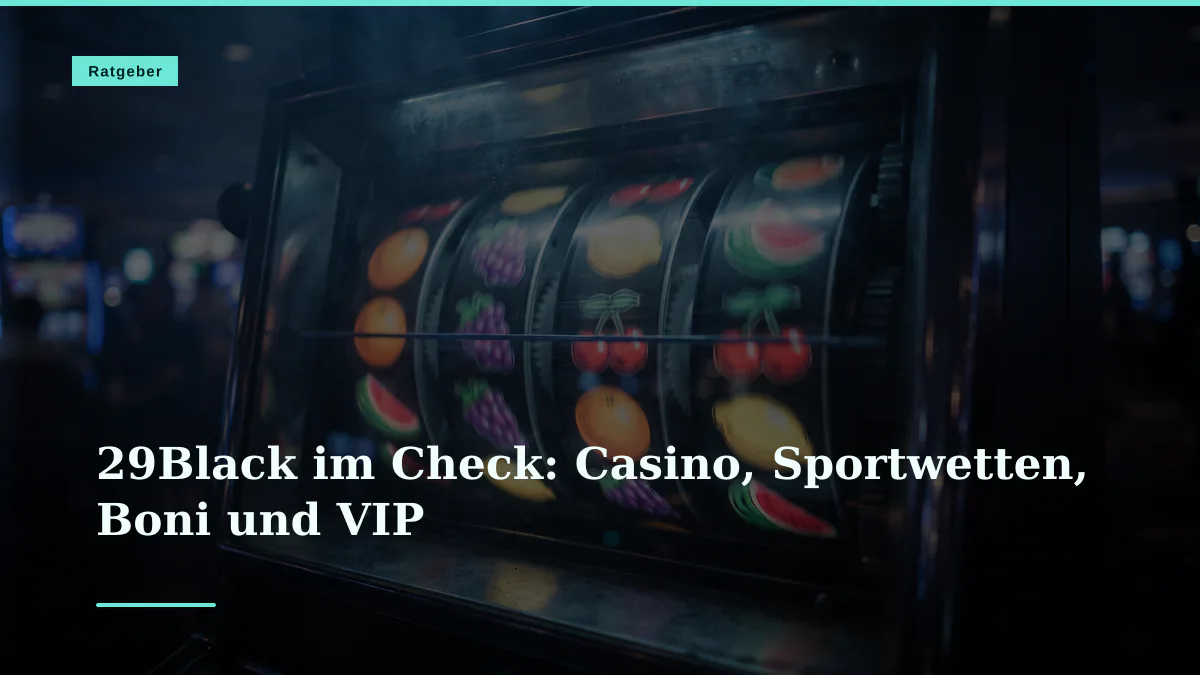 29Black im Check: Casino, Sportwetten, Boni und VIP