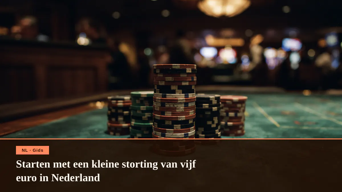 Starten met een kleine storting van vijf euro in Nederland