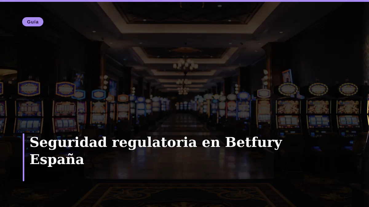 Seguridad regulatoria en Betfury España