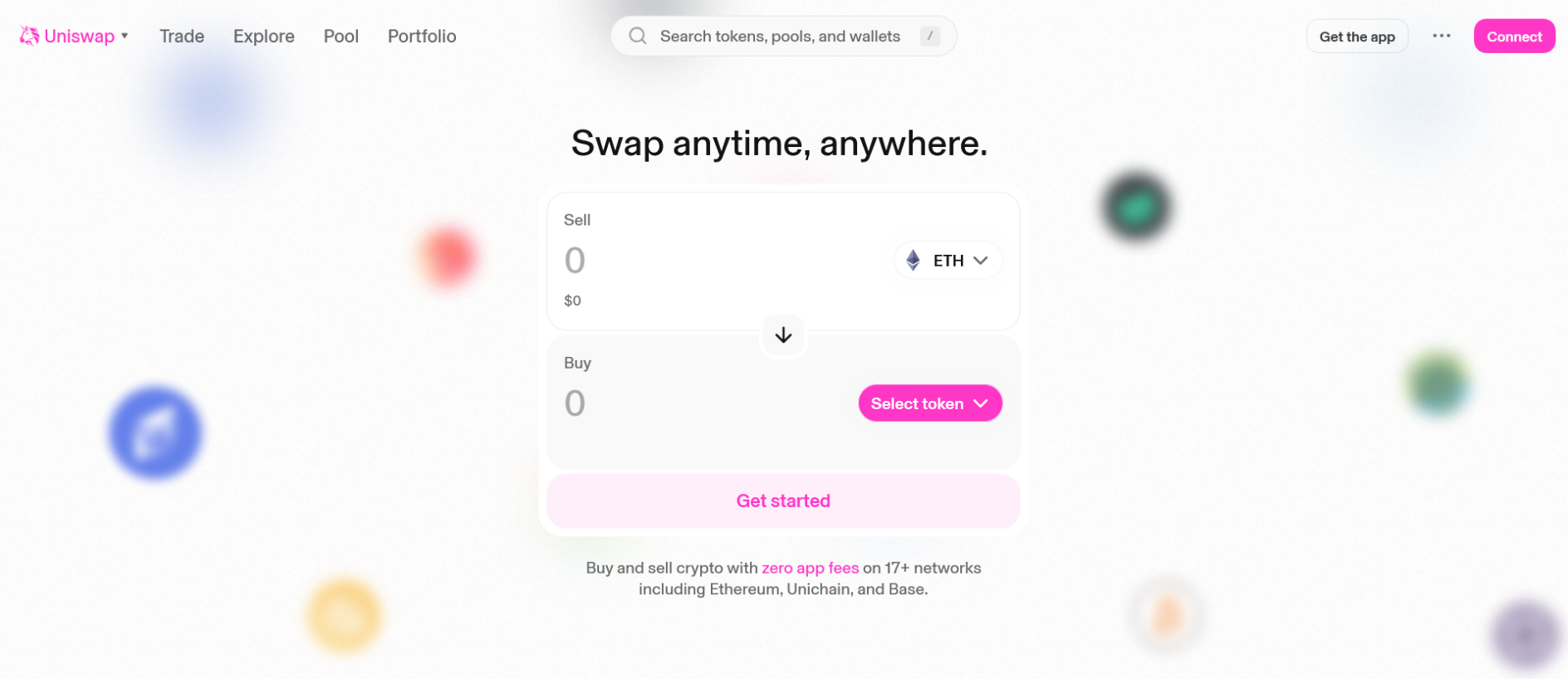 Screenshot of uniwsap.github.io