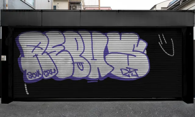 Graffiti artwork by rebus