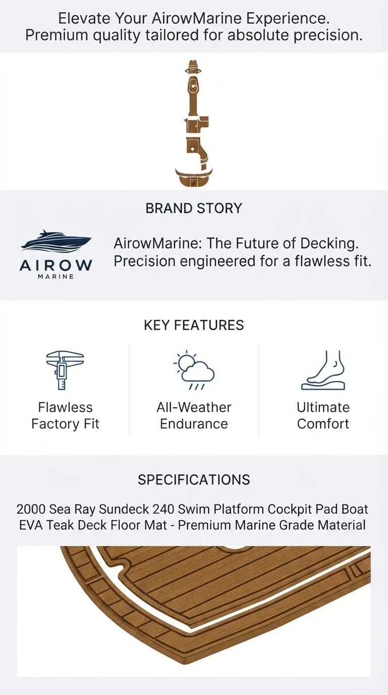 2000-sea-ray-sundeck-240-swim-platform-cockpit-eva-faux-teak-decking detail
