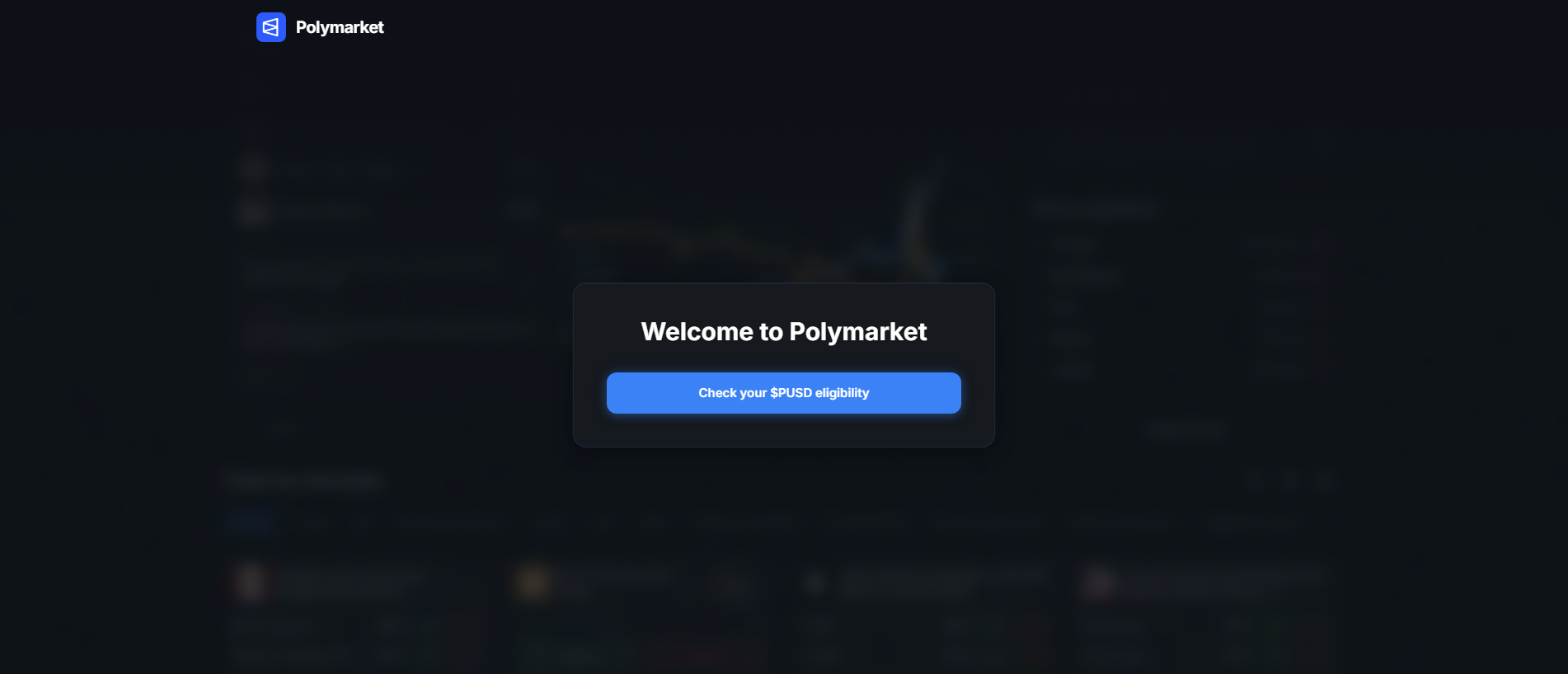Screenshot of polymarket.pusd.gamma-api.com