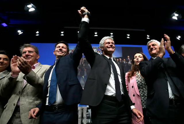Laurent Wauquiez et François-Xavier Bellamy