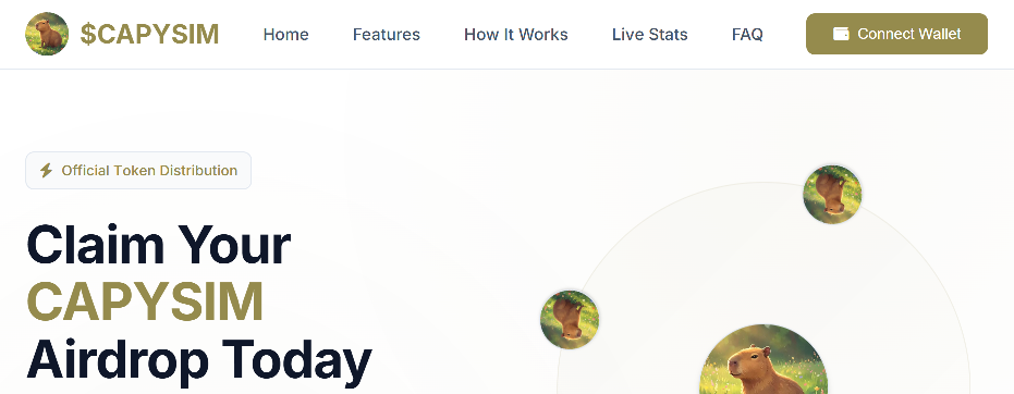 Screenshot of capybara.networkbless.com