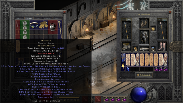 Infinity Spearzone - Topic - d2jsp
