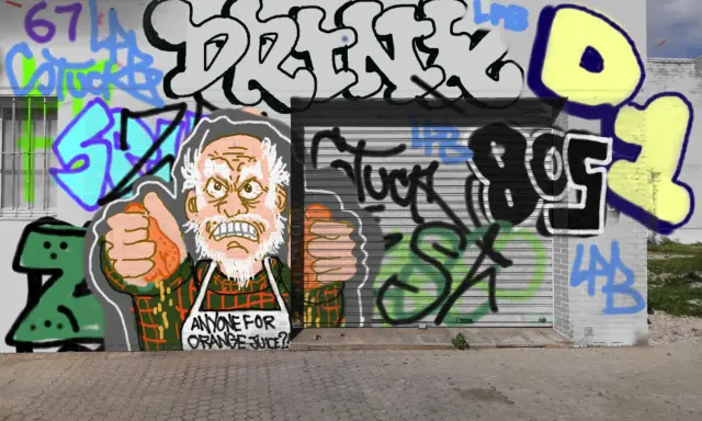 Graffiti artwork by Bab