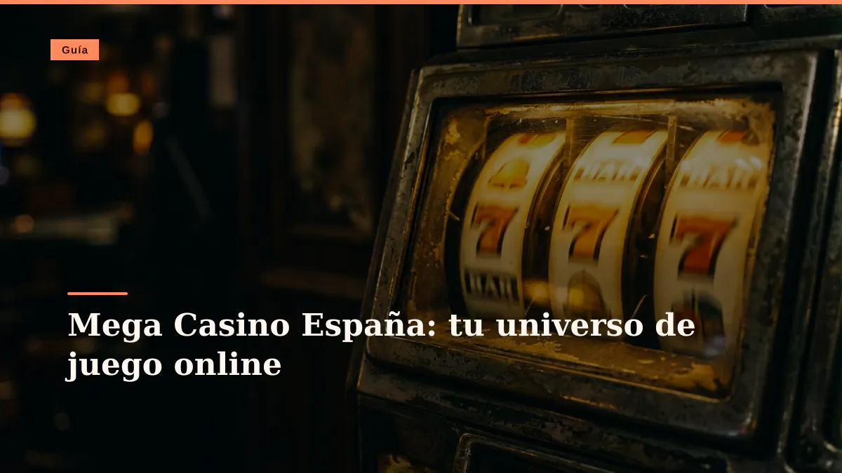 Mega Casino España: tu universo de juego online