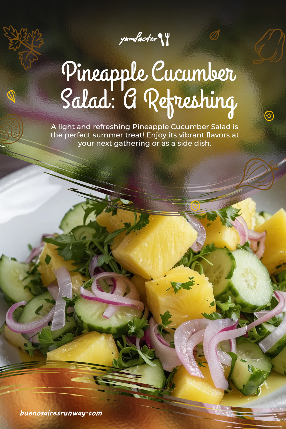 Pineapple Cucumber Salad: A Refreshing Summer Treat!