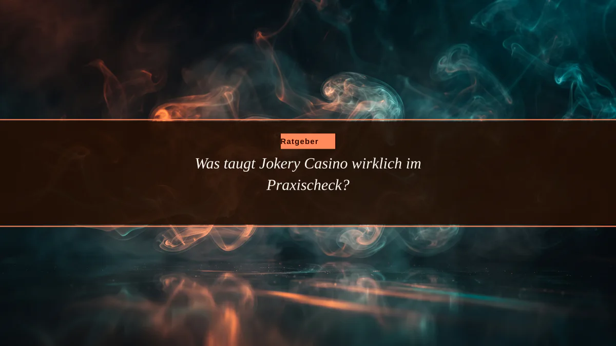 Was taugt Jokery Casino wirklich im Praxischeck?