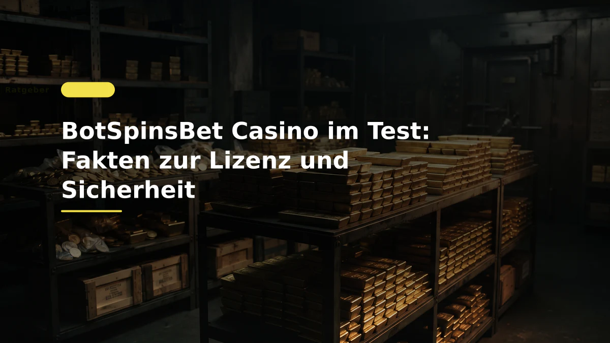 BotSpinsBet Casino im Test: Fakten zur Lizenz und Sicherheit