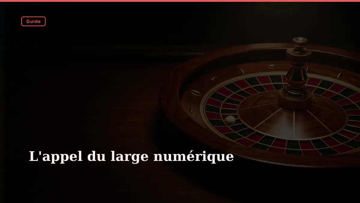L'appel du large numérique