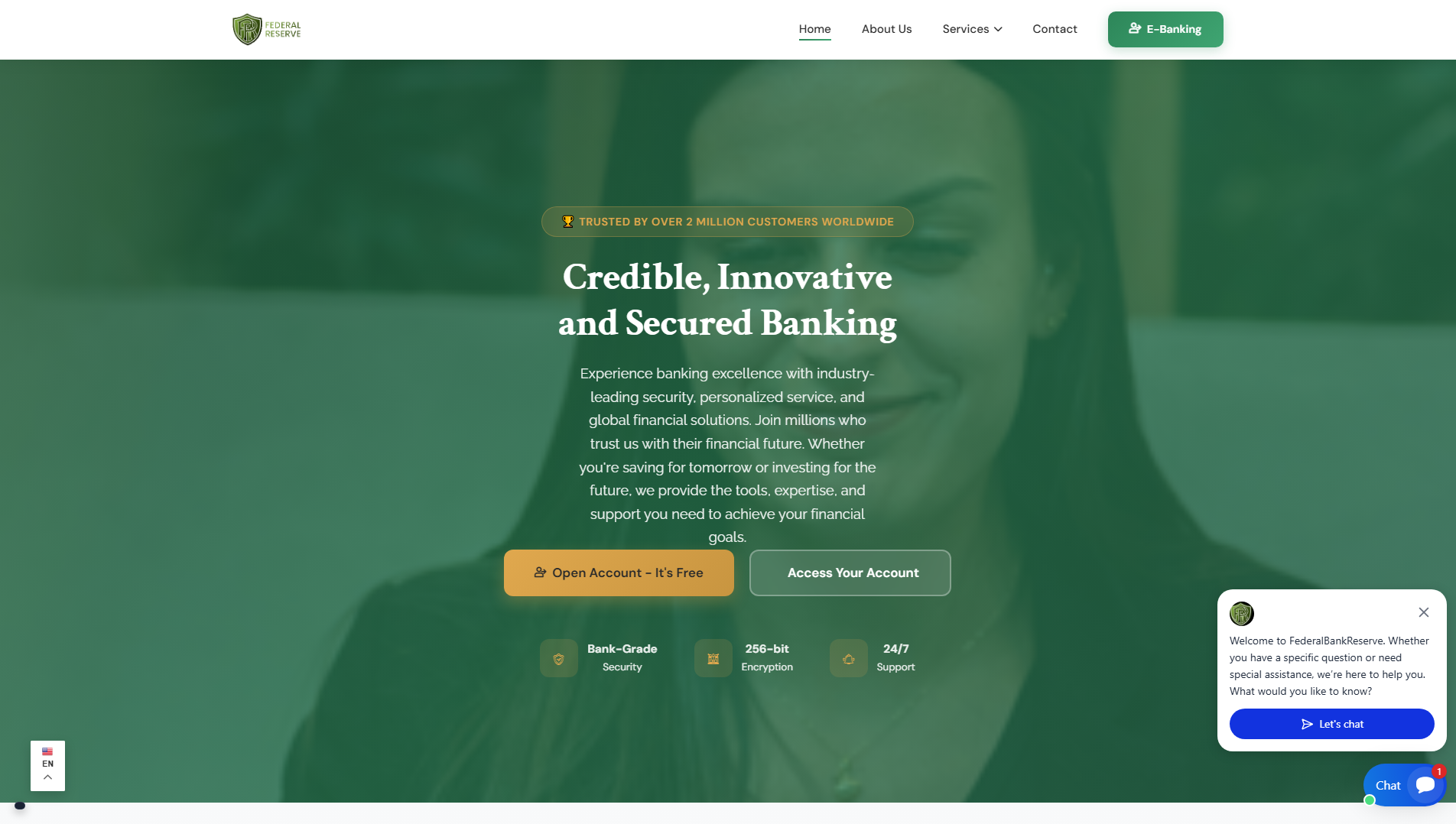 Stored capture of federalbankreserve.com