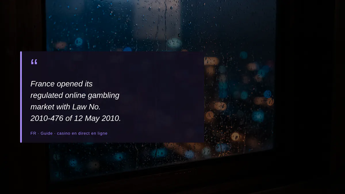 Casino en direct en ligne