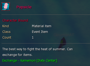 Item Popscicles