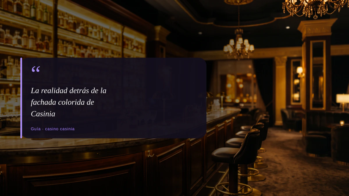 La realidad detrás de la fachada colorida de Casinia