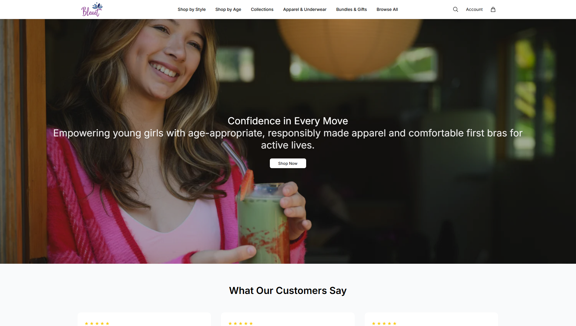 Primary capture · bleuish.shop