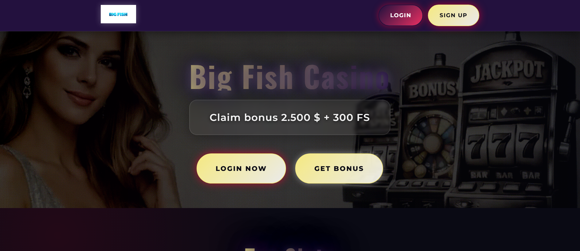 Stored capture of bigfishcasinoau.com