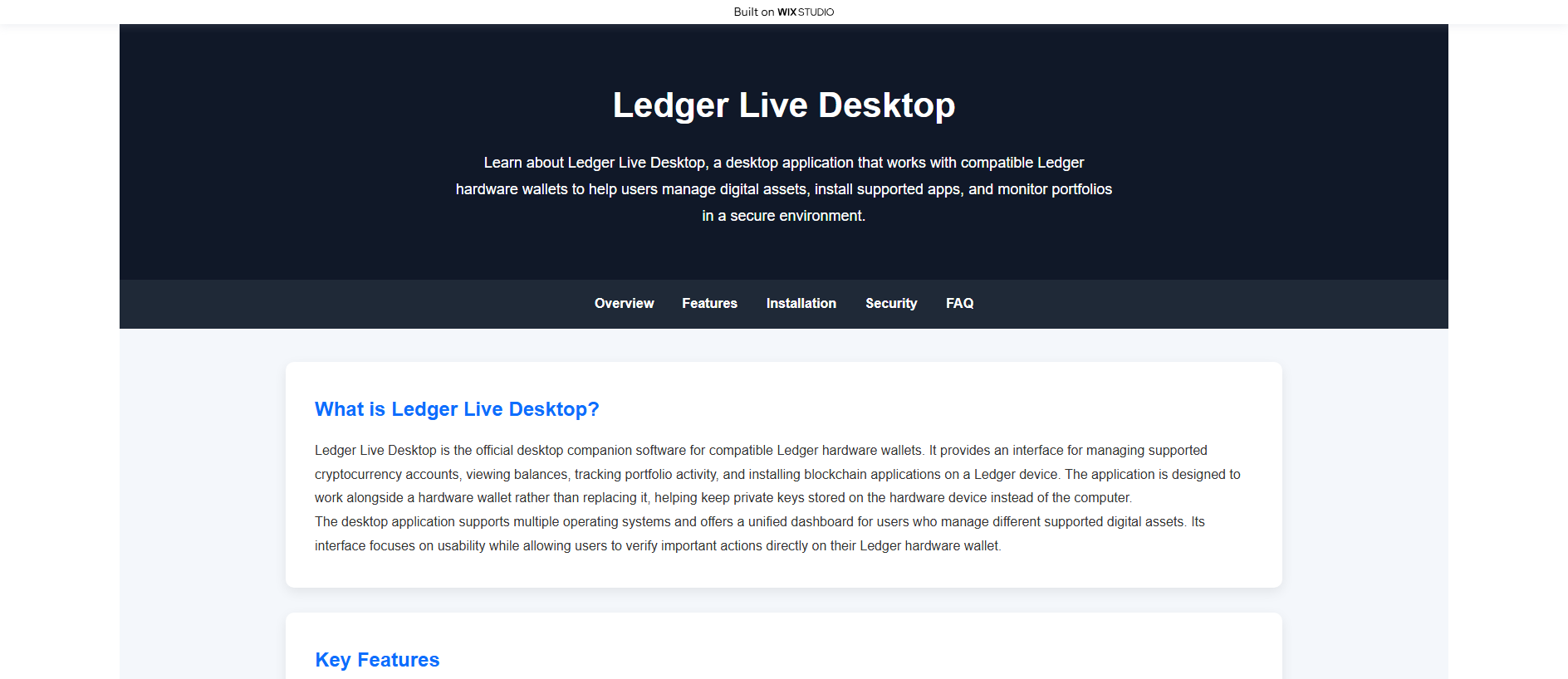 Stored capture of starts-livedesktops.wixstudio.com