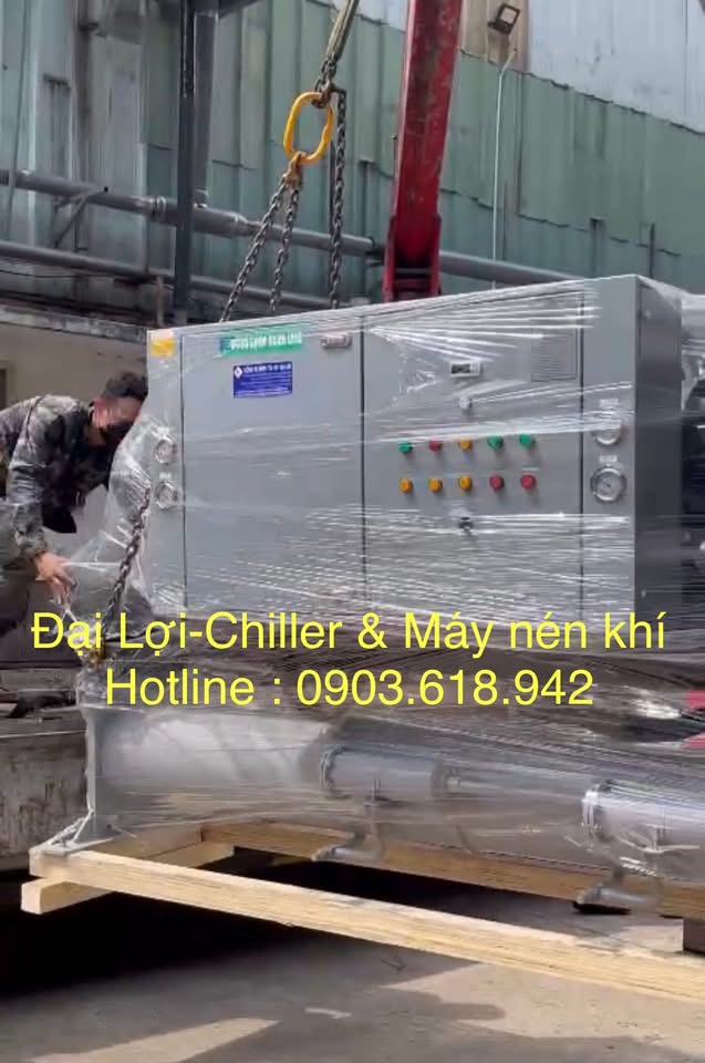 Khép lại tháng 5-2026 với trạm máy Chiller 100 HP đến công trình chờ phục vụ cho NM tại Tp ĐN