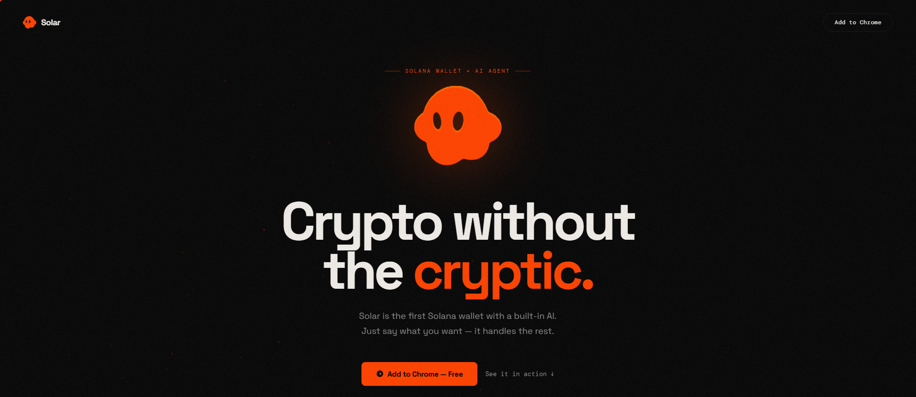 Screenshot of yourwallet.solar