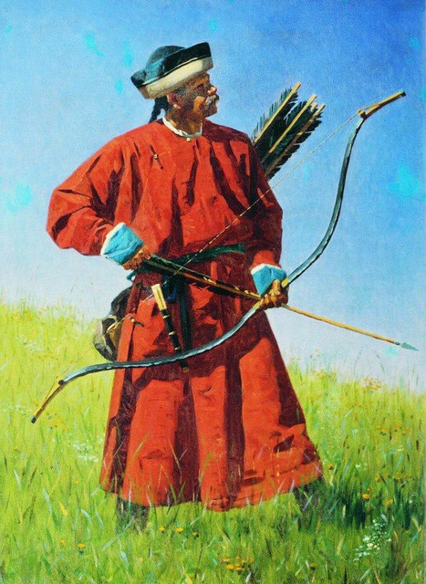 Бухарский солдат (сарбаз) 1873