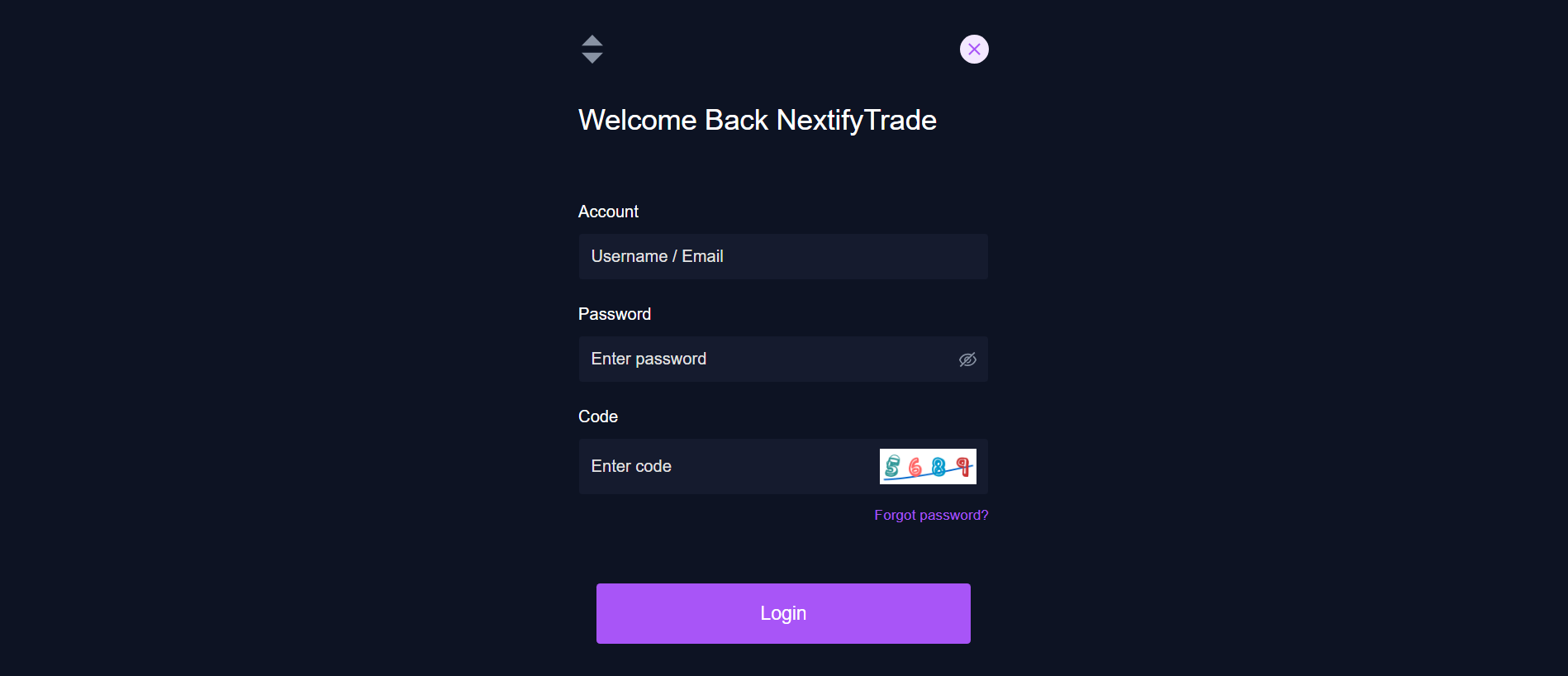 Stored capture of nexifytrade.com