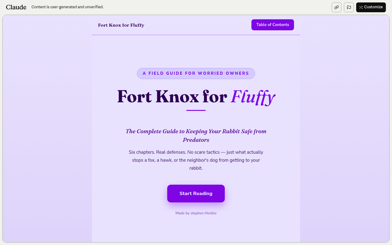Fort Knox for Fluffy guide preview