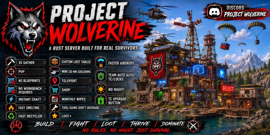 Project Wolverine Solo Duo Trio Quad | 3x | Insta Craft | No BP