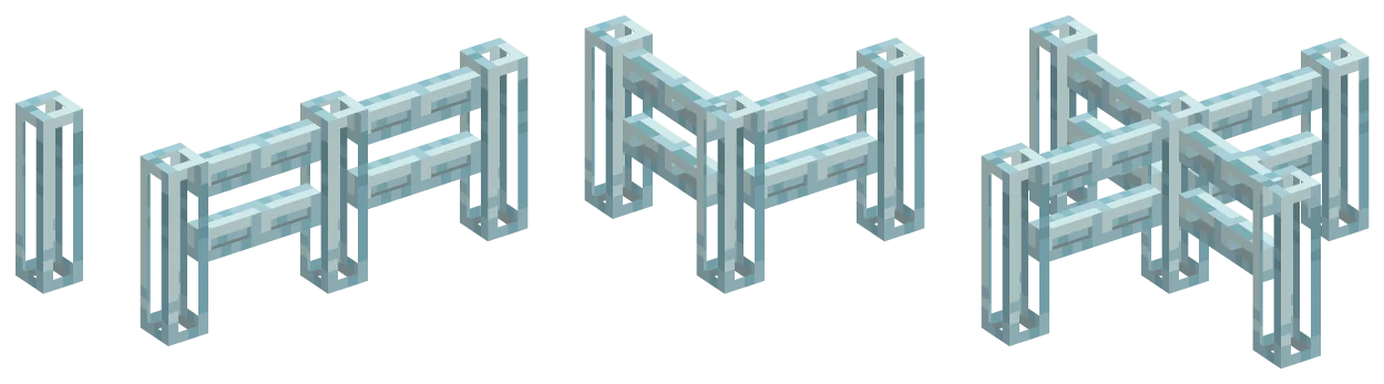 glass fence row