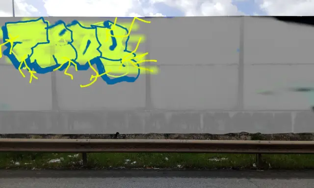 Graffiti artwork by TDUDE