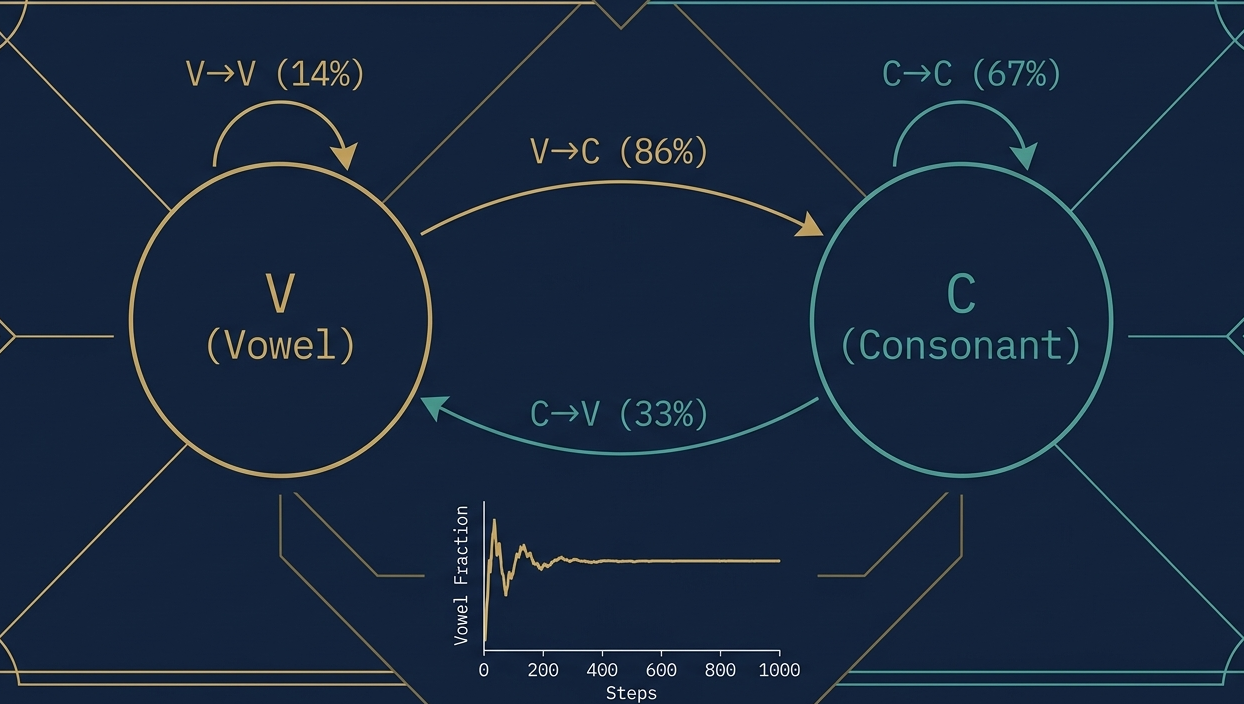 LLM next token prediction probability distribution diagram showing vocabulary tokens with probability bars and sampling mechanism