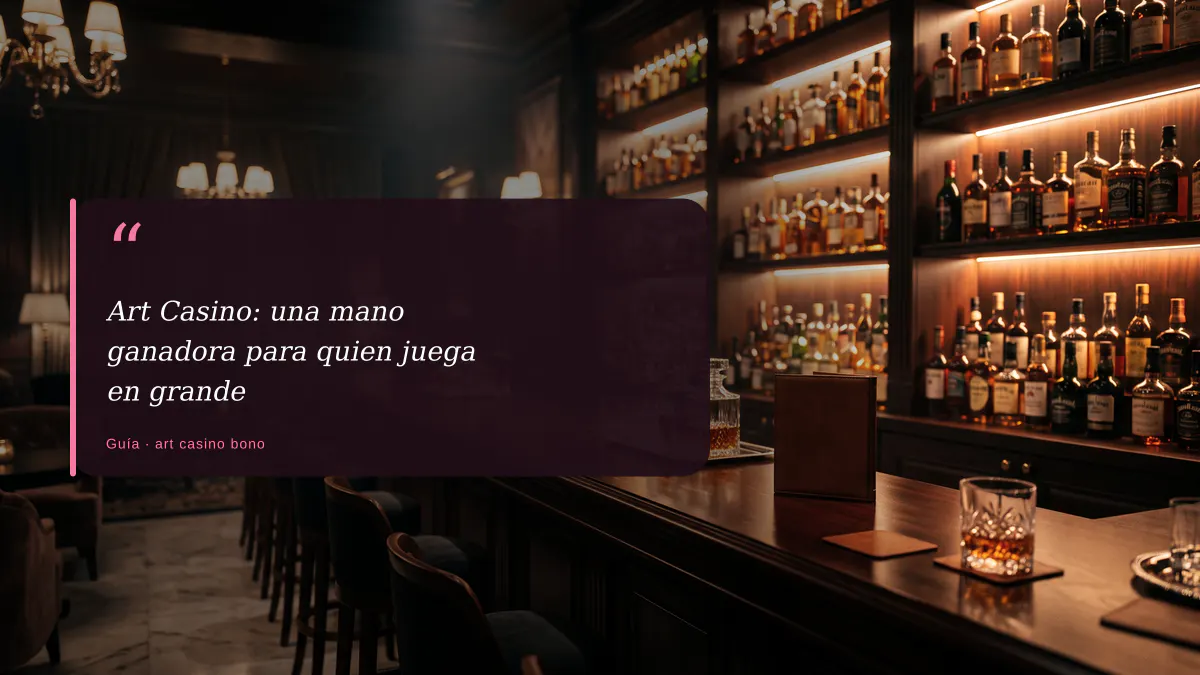 Art Casino: una mano ganadora para quien juega en grande