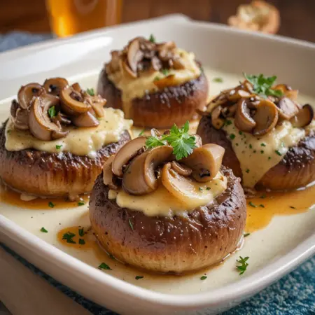 French Onion Soup Mushrooms