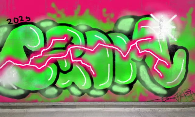 Graffiti artwork by KASH