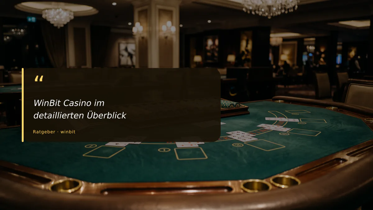 WinBit Casino im detaillierten Überblick