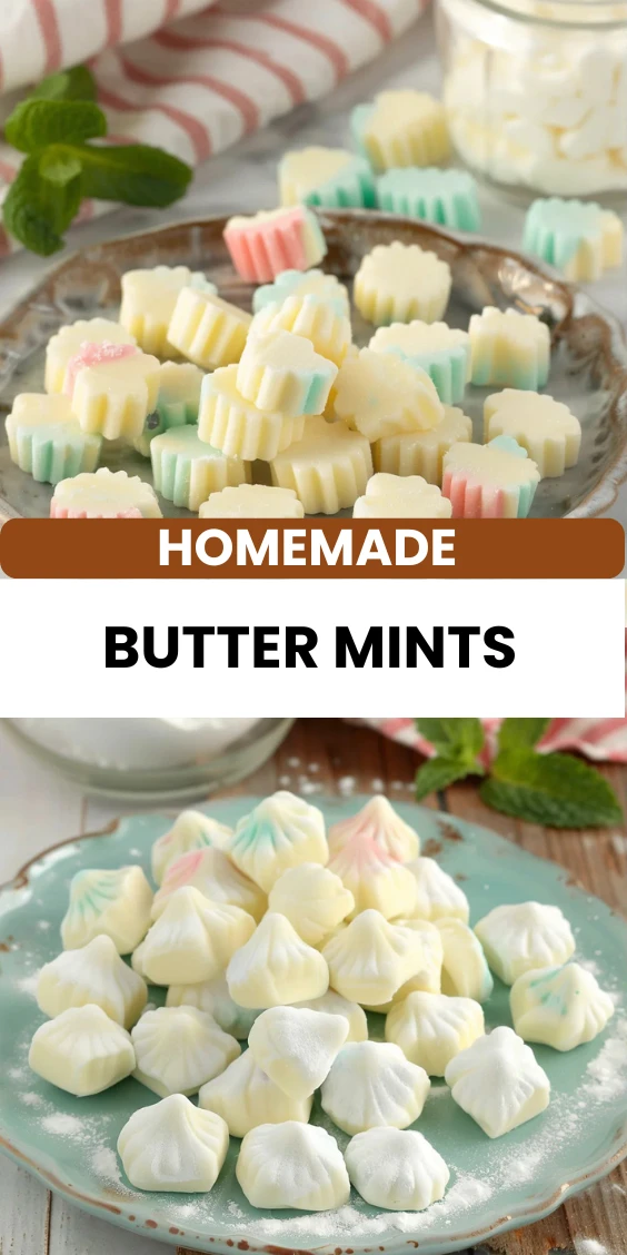 Homemade Butter Mints — Soft, Sweet & Melt-in-Your-Mouth