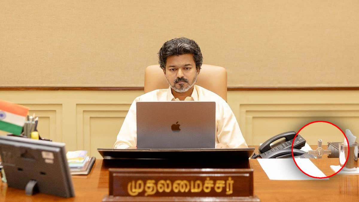 the-holy-cross-on-cm-vijay-table-becomes-debate-on-social-media