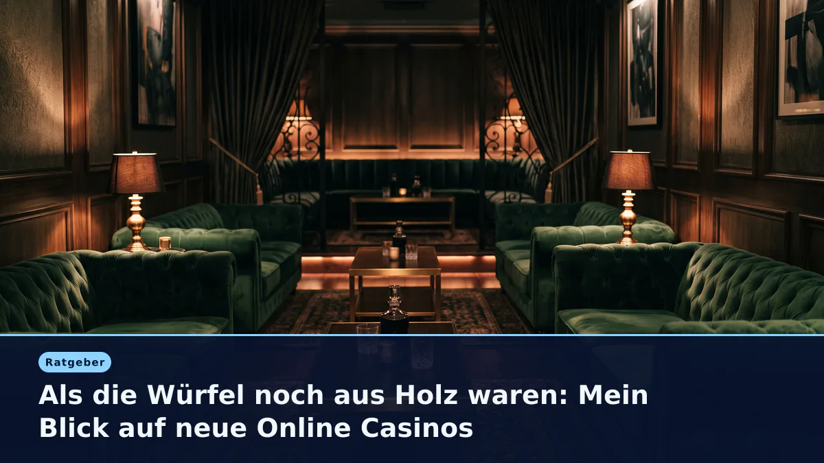 Als die Würfel noch aus Holz waren: Mein Blick auf neue Online Casinos