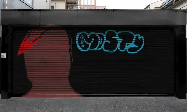 Graffiti artwork by Mosty