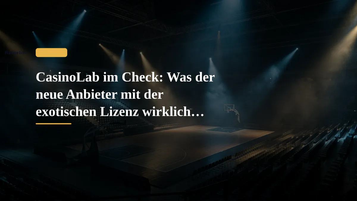 CasinoLab im Check: Was der neue Anbieter mit der exotischen Lizenz wirklich bietet