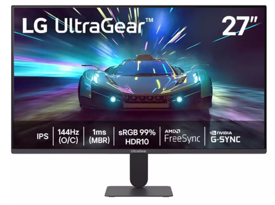 Monitor LG UltraGear 27G411A-B 27", FHD, 144Hz, 1ms