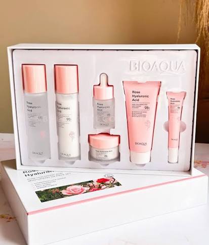 Kit de Skincare de Rosas Bioaqua – Rutina de Hidratación y Calma Facial Honduras