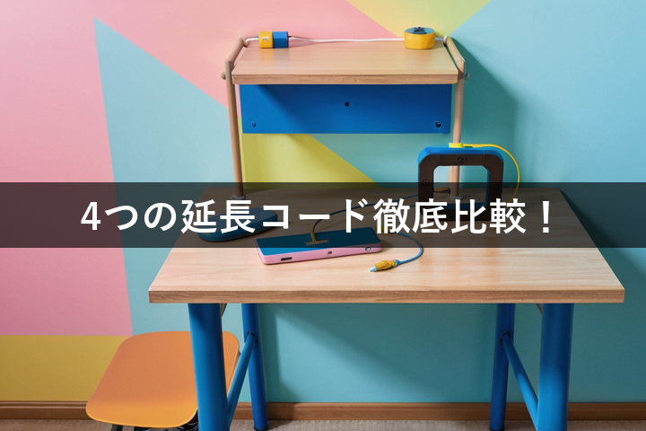 4つの延長コード・電源タップを比較!最適な選択肢は?